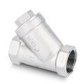 1" NPT Industrial Plumbing Y Strainer, 304 Stainless Steel, Female Thread