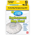 Spin Mop Replacement Head, Absorbent Microfiber, Holds 10X Weight