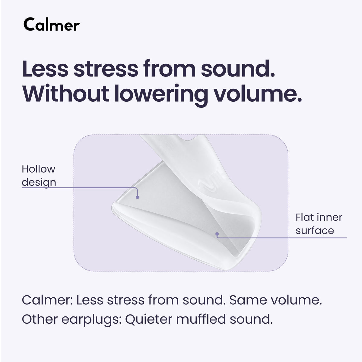 Calmer | Noise Reducing Ear Plugs Alternative