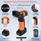 1D QR 2D Industrial Barcode Scanner with Upgraded Charging Dock