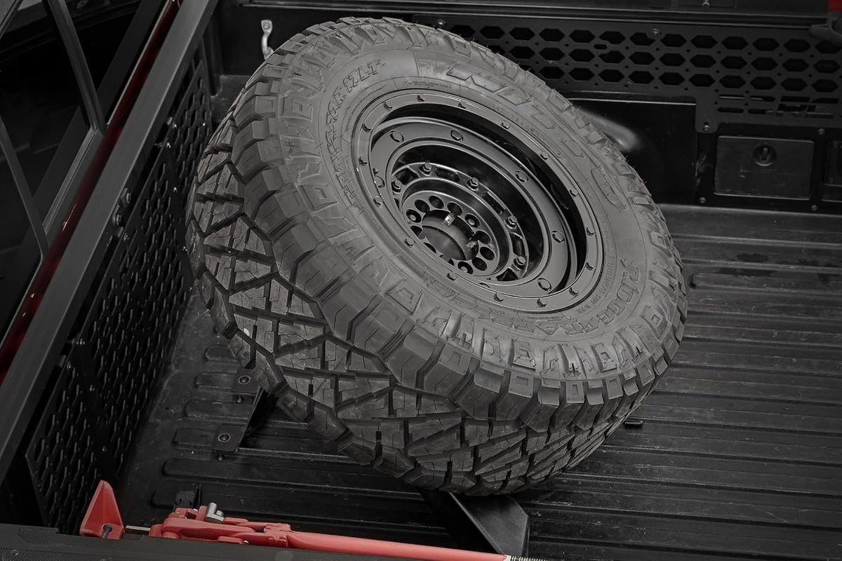 Bed Mount Spare Tire Carrier for Toyota Tacoma Trucks (2016-2023) - Fits up to 40" Tires, Off-Road Spare Tire Holder