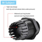 NineLeaf 10 Piece Waterproof Cable Glands Joints Adjustable 6-12mm Cable Connectors,M20x1.5 Black Compression Cable Glands Joints 20mm Diameter Titting Hole Glands, IP66 for Outdoor Use