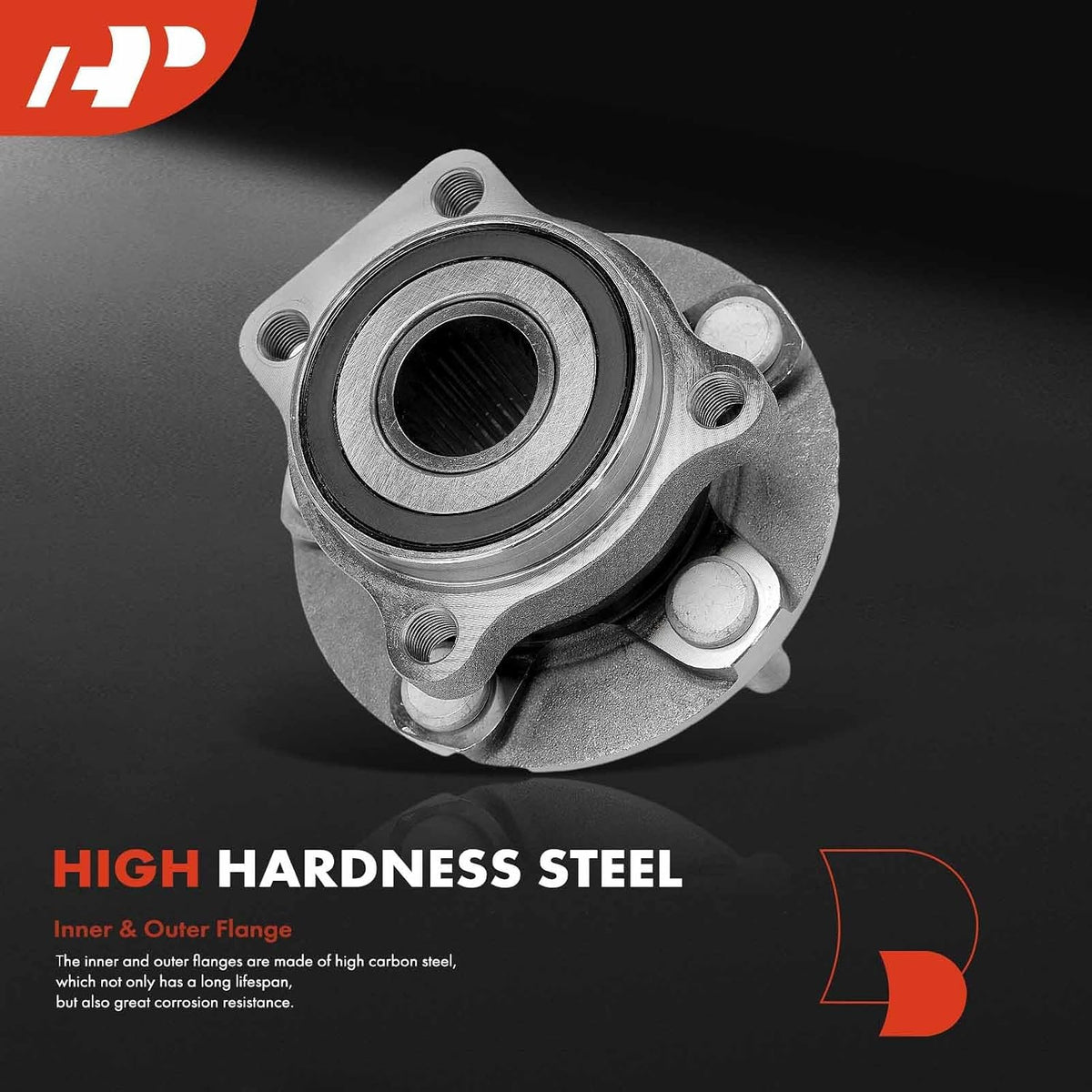 A-Premium 2 x Front Wheel Bearing and Hub Assembly with 5-Lug