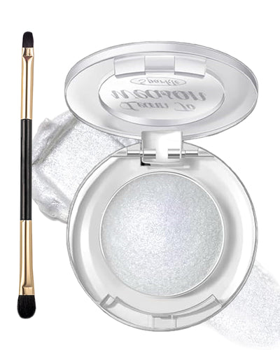 Glitter Holographic Chameleon Pearl Sliver Eyeshadow&Highlighter Palette