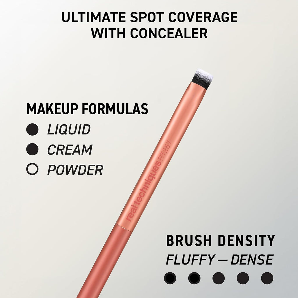 4 Piece Face Base Makeup Brush Set, For Concealer, Foundation, Contour, & Setting Powder, Makeup Brushes For Blending