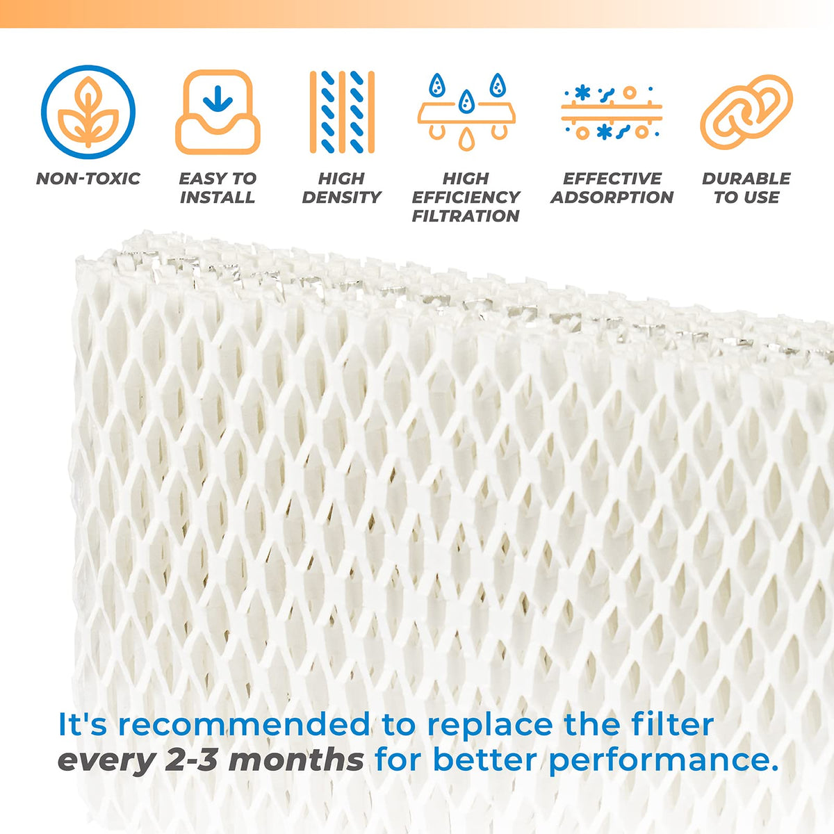 2 Pack WF813 Humidifier Filter Replacement for Equate Cool Mist