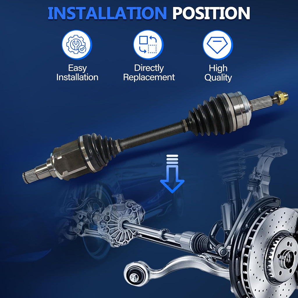 Maxfavor CV Axle Front AWD Fit for 2013-2018 Toyota RAV4