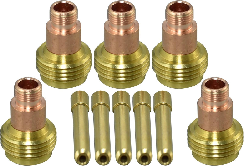 RIVERWELD TIG Stubby Collet Body 45V26S Wedge Collet 4C332GS kit 10pcs
