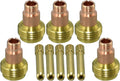 RIVERWELD TIG Stubby Collet Body 45V26S Wedge Collet 4C332GS kit 10pcs