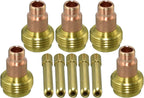 RIVERWELD TIG Stubby Collet Body 45V26S Wedge Collet 4C332GS kit 10pcs