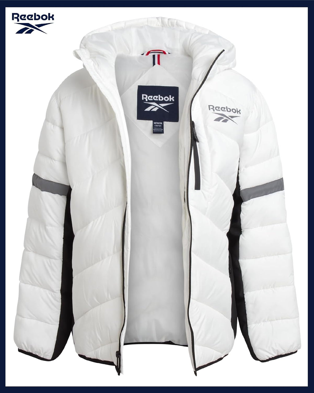 Boys Heavyweight Puffer Jacket, Wind & Water Resistant Winter Coat | Quilted Design with Insulated Hood, Full Zip and