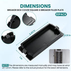 Zookpr 30-Pack Breaker Filler Plate for Eaton Circuit Breaker Panel Cover