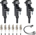 3.7L Coils Pack & Plugs Compatible with Grand Cherokee 2009-2010 | Spark Plug Wires Set for Liberty 09-12 | Ram 1500
