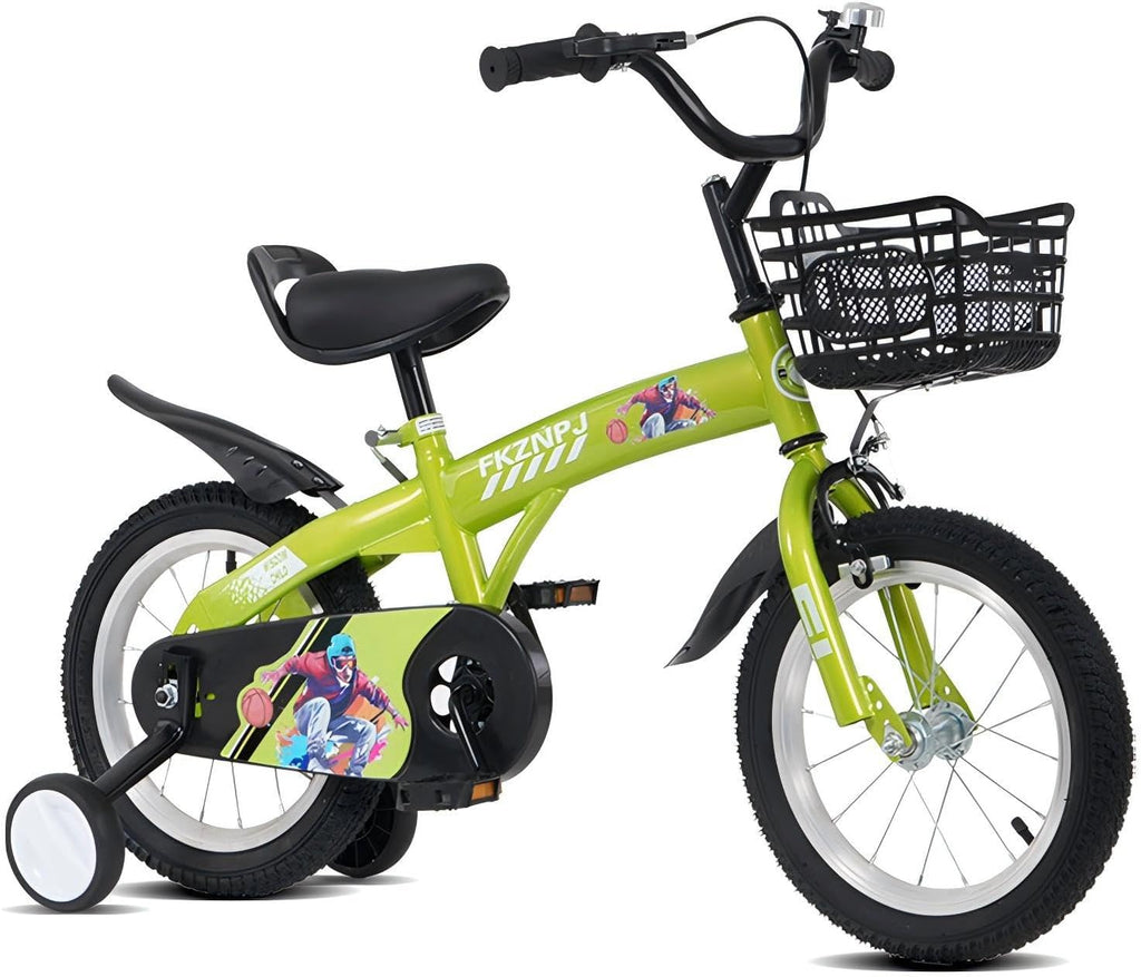 Kids Bike 16 Inch Kids' Bicycle for Toddler and Kids Ages 4-7 Years Old, BMX Style Boys Girls Bike with Training