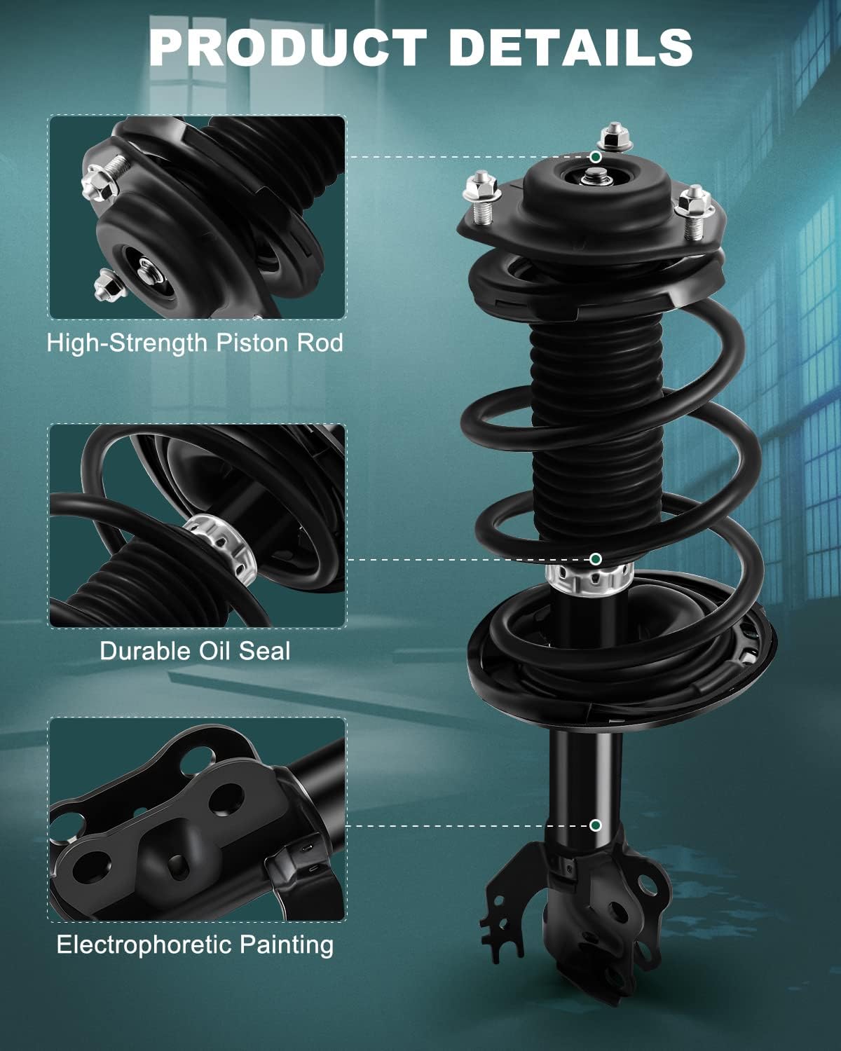 AUTOMUTO Front Strut Spring Assembly Front Fit 2012-2017 for Toyota Camry
