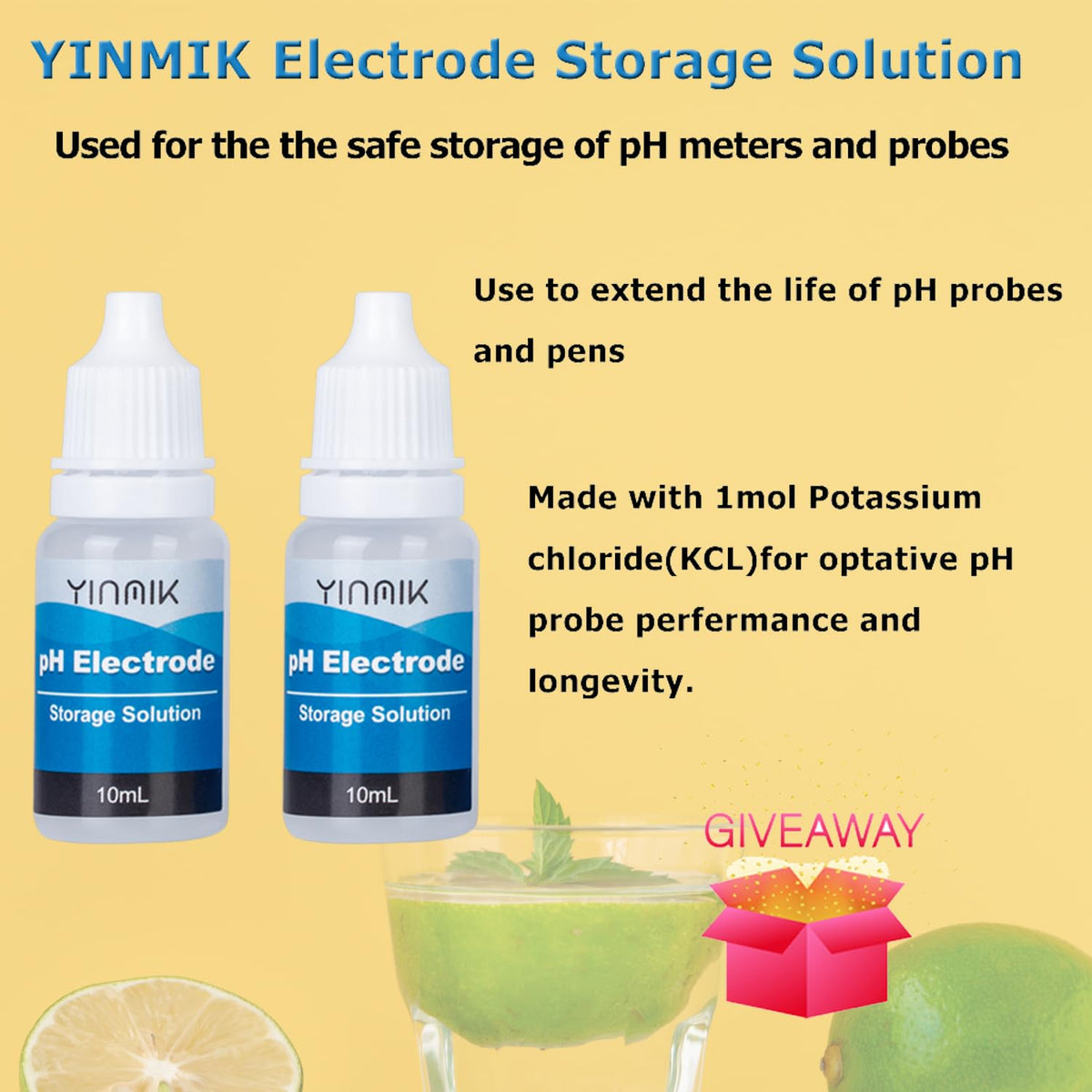 pH Meter Calibration Solution Kit(4.00,7.00&10.01)