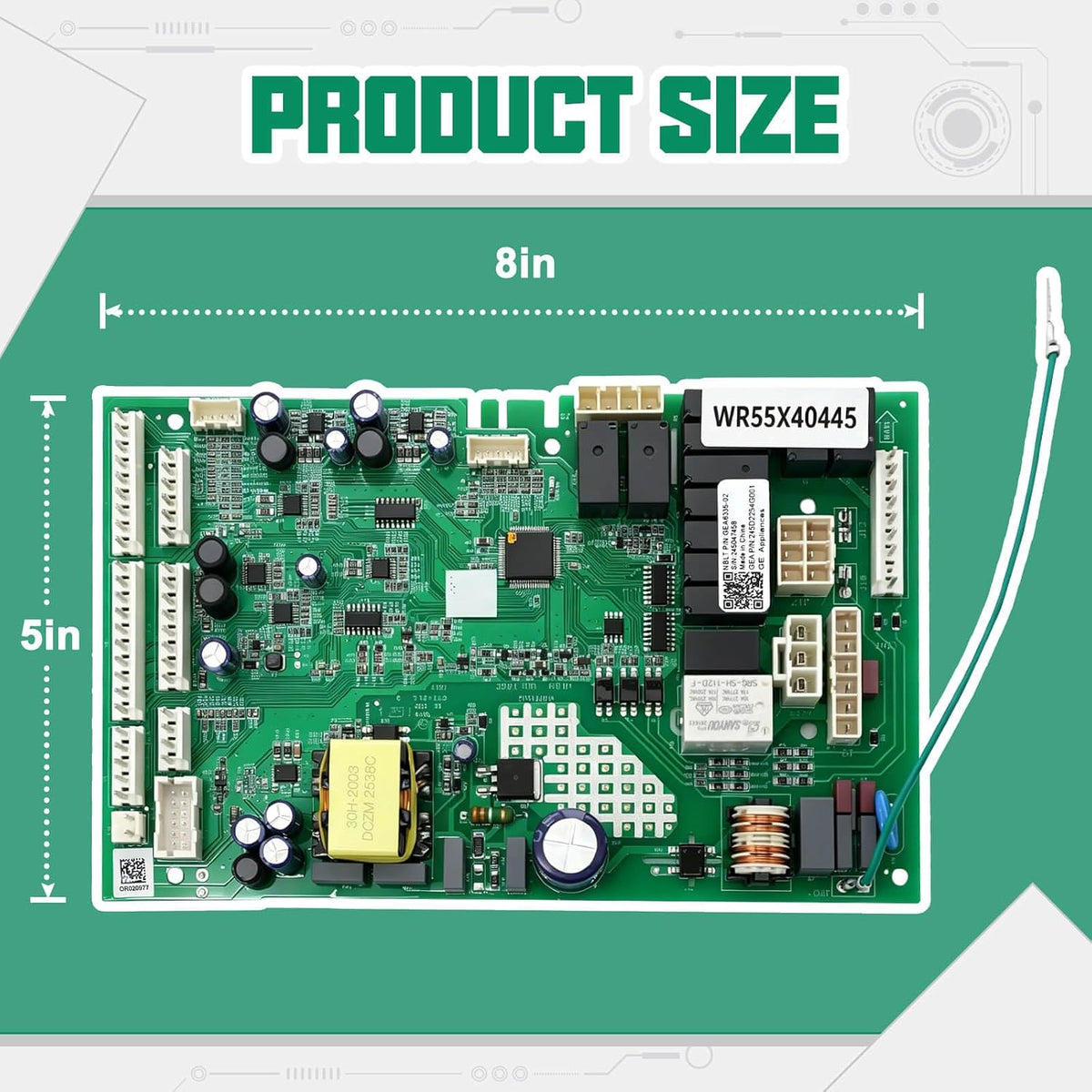 WR55X40445 Refrigerator Control Board Compatible with GE
