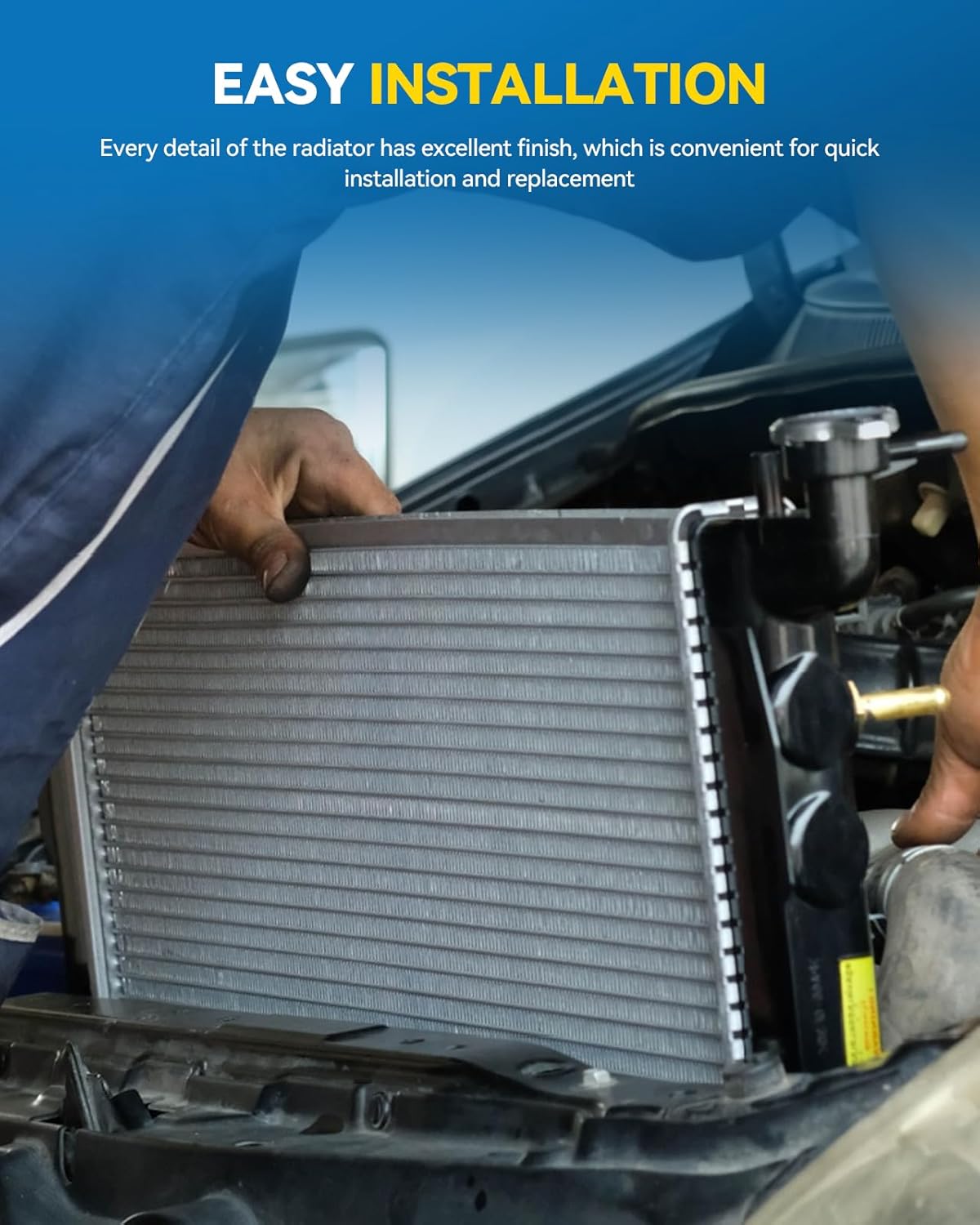 PHILTOP CU13106 Car Radiators Fit for Corolla, Matrix, Vibe