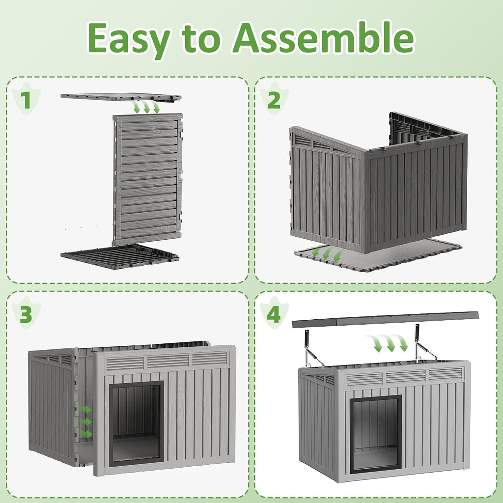 Outdoor Duck/Chicken House, Gray
