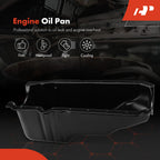 A-Premium Engine Oil Pan Sump with Drain Plug