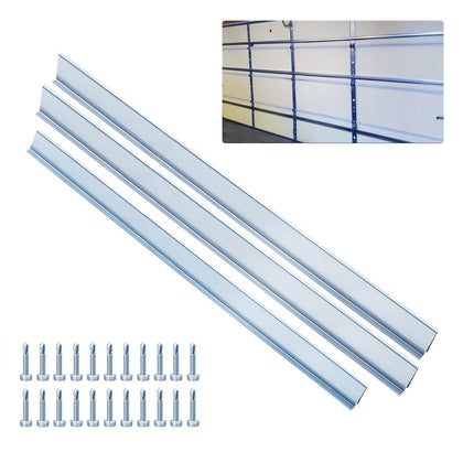 1 Set of 8FT Garage Door Strut Support Brace,8' Reinforcement Steel Hurricane Strut Beams,Heavy Duty,20# Thick