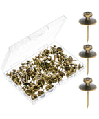 Double Headed Picture Hanging Nails, 80 Pack, Bronze
