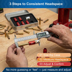AltitudeCraft Headspace Gauge Comparator Kit with 6 Bushings