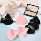 Triangle Powder Puff,Thick Makeup Sponge Powder Puff (48 PinkBlack)
