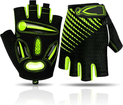 Bike Cycling Gloves for Men Women,Non-Slip Breathable 5MM Gel Pads DH Mountain Road Bicycle Gloves for MTB Biking