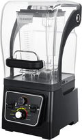 Quiet Commercial Blender for Smoothies, 2200W with 2L Jar