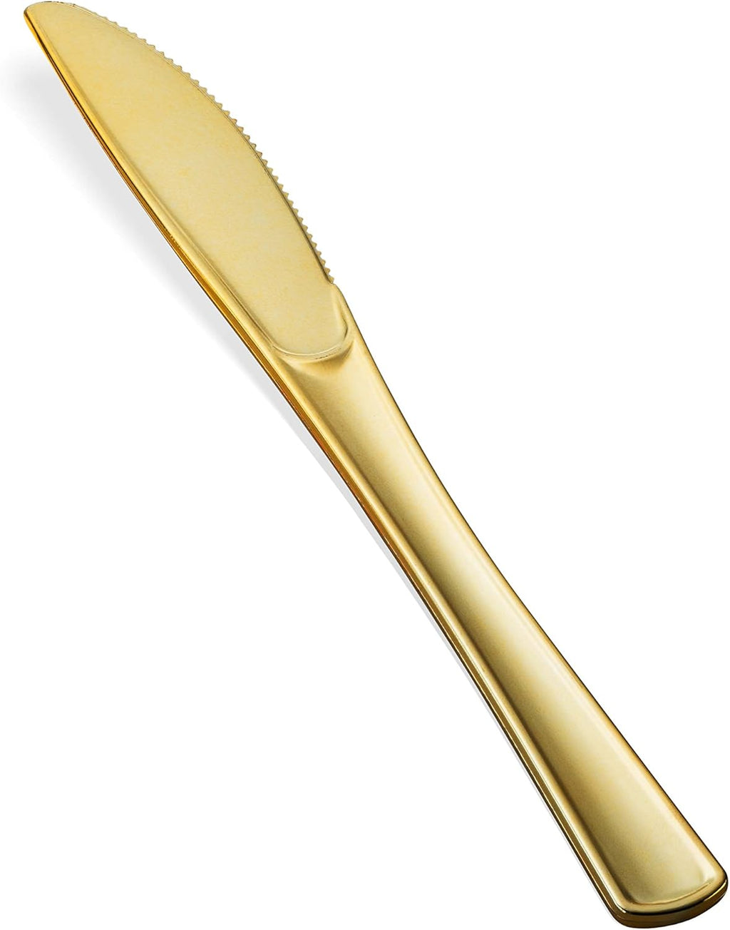 150 Gold Plastic Silverware Set - Disposable Flatware - 50 Forks, 50 Spoons, 50 Knives - Heavy Duty Cutlery for Party