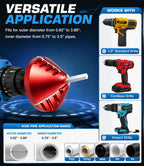 DearChan 2-in-1 PVC Deburring Tool, Inner/Outer Reamer for 0.75"-3.5" Pipe