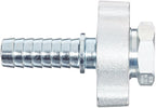 Dixon Valve & Coupling Boss GF81 Plated Iron Hose Fitting, GJ Boss Ground Joint Complete Seal, 2" NPT Female x 2-1/32" Hose ID Barbed
