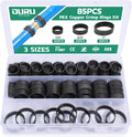 OURU 85PCS PEX Copper Crimp Rings Assortment, 1/2" 3/4" 1" for PEX Pipe