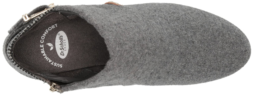 Dr. Scholl's Womens Create Ankle Bootie Mid Grey Flannel 8