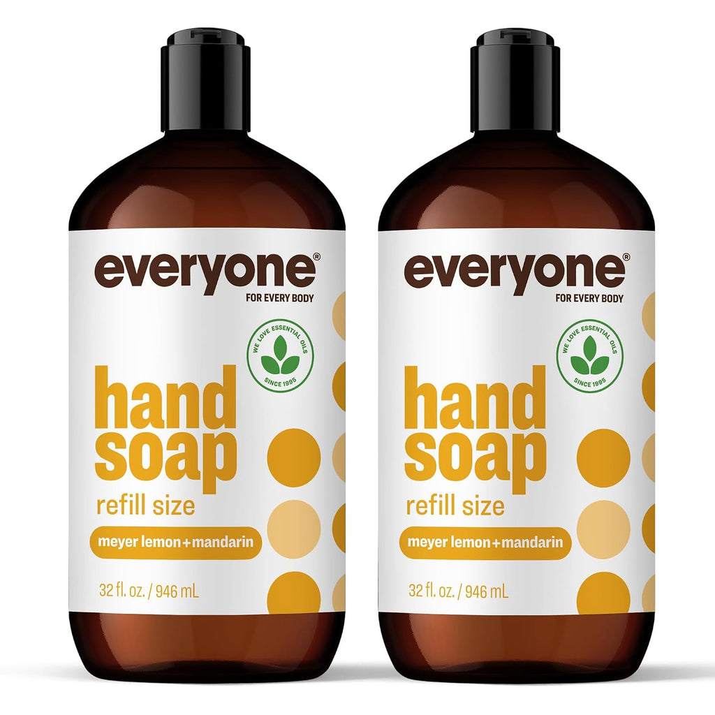 Everyone Liquid Hand Soap Refill, Meyer Lemon Mandarin, 32 oz 2-Pack