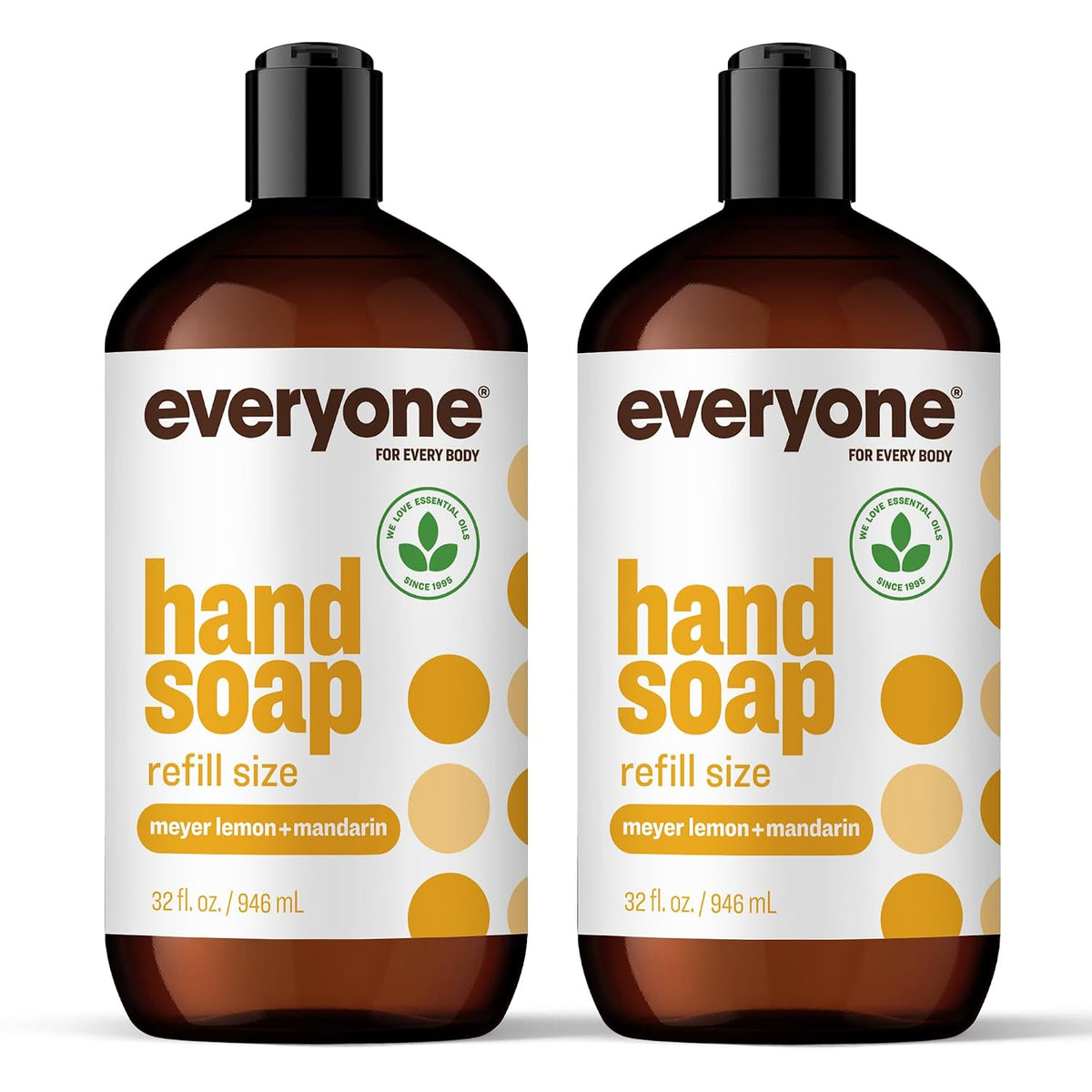 Everyone Liquid Hand Soap Refill, Meyer Lemon Mandarin, 32 oz 2-Pack