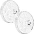 3.7 Inch Large Glass Fermentation Weights for Gallon Jars, 2 Pack