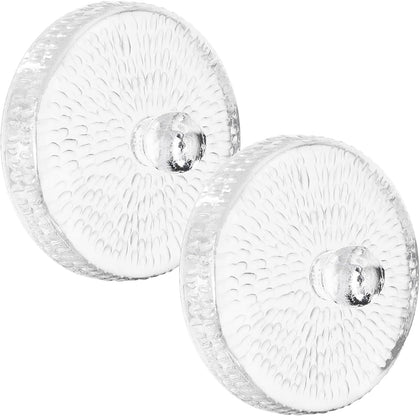 3.7 Inch Large Glass Fermentation Weights for Gallon Jars, 2 Pack