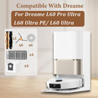 24Pcs Replacement Accessories Kit for Dreame L60 Pro Ultra Vacuum Cleaner