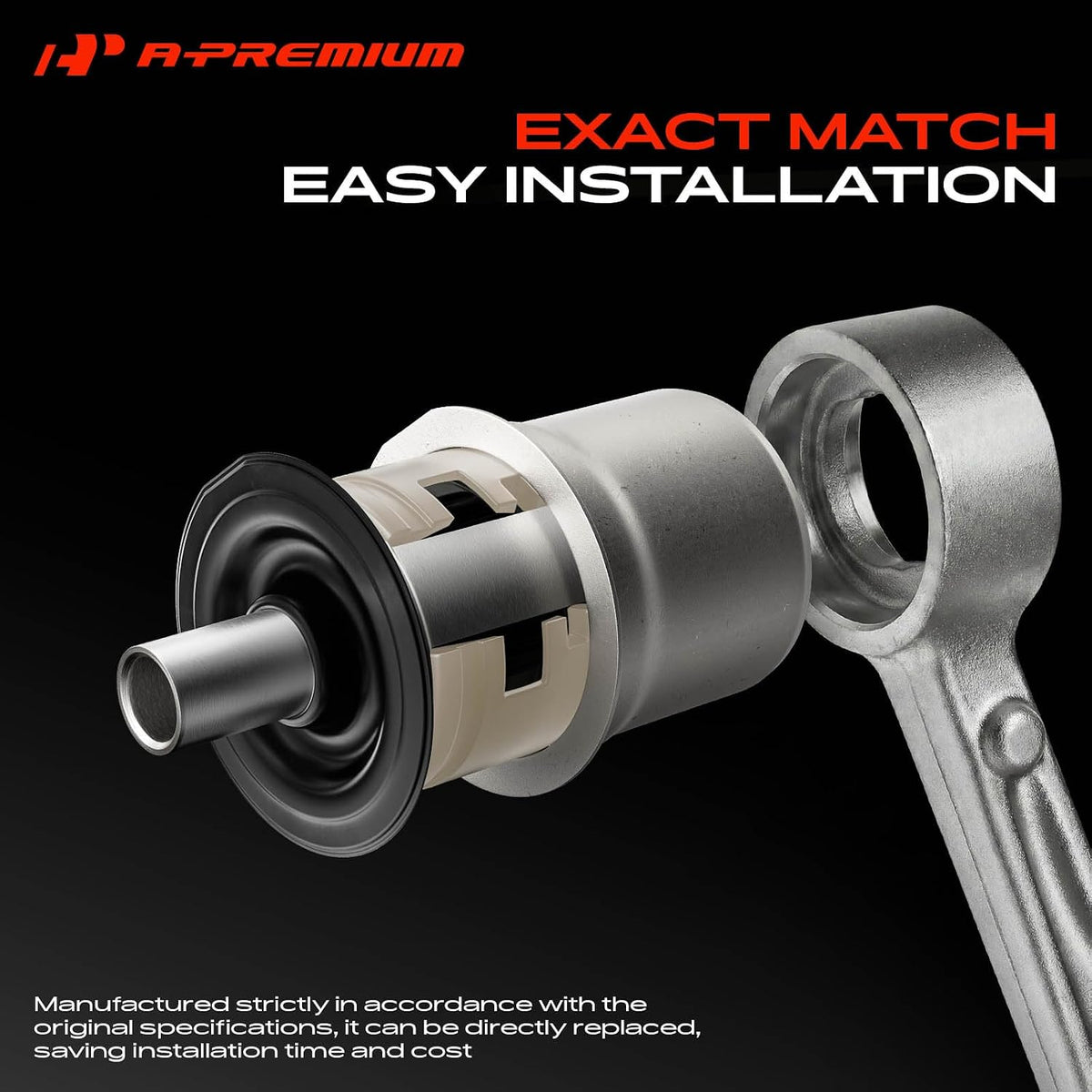 A-Premium Front Upper Control Arm Bushing Kit - Sturdy Rubber