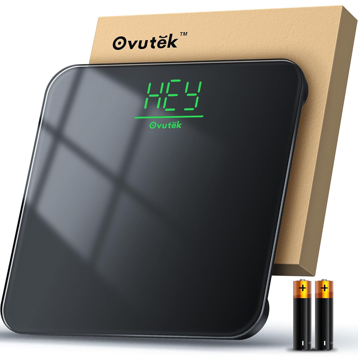 Bathroom Scale for Body Weight, Highly Accurate Digital Weighing Machine for People, Upgraded Batteries Included