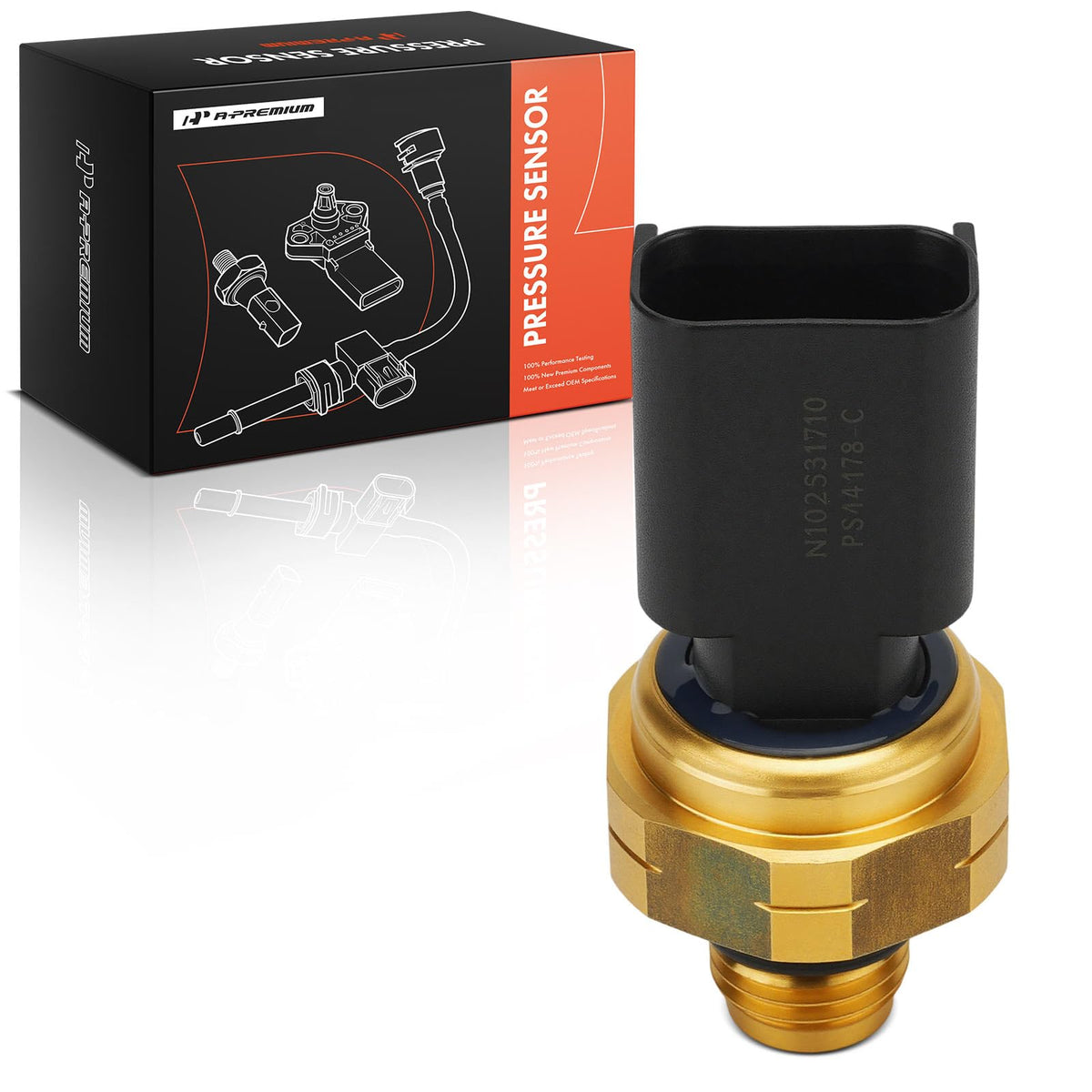 A-Premium Exhaust Manifold Pressure Sensor Compatible with Ram