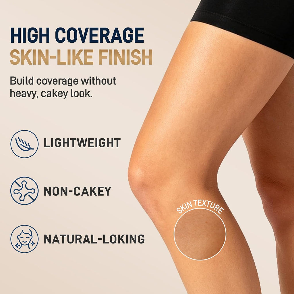 Tattoo Cover Up Makeup Waterproof Concealer for Body leg Makeup 05 Bronze