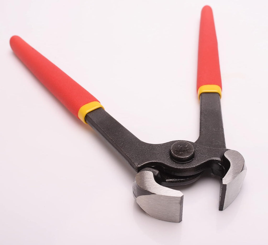 Hoof Nipper 8" - Horse Farrier Tool for Goats Sheep Pigs,Farrier Nippers with Plastic Grip. (8")