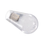 Ellipse Oval Joystick Head Rocker Ball Top Handle Arcade Game Replacement White 2pcs