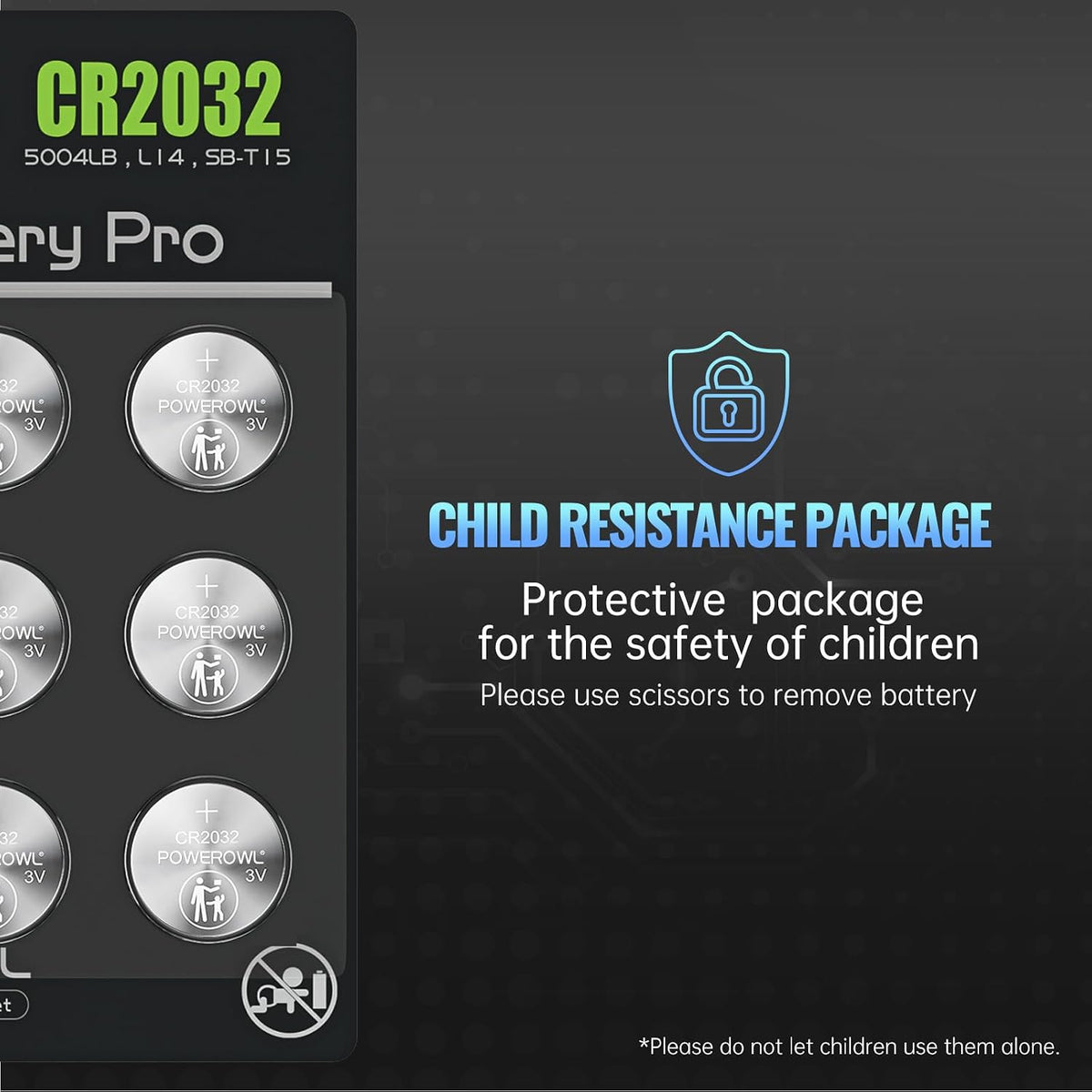High Capacity CR2032 Battery 12 Pack - CR2032 Lithium 3V Coin Battery Replacement for Apple Airtag Key Fob Remote