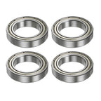 4Pcs 6802ZZ Deep Groove Ball Bearing