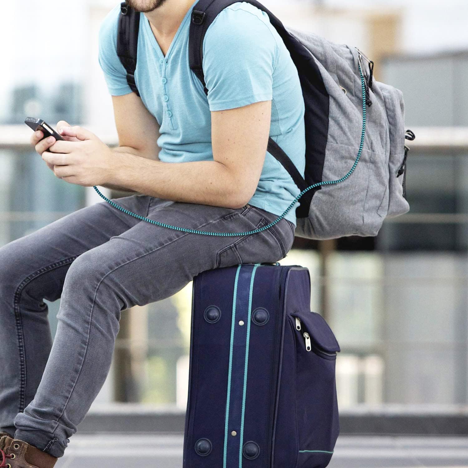 for iPhone Charger 3 Pack 6FT USB Lightning Cable MFi Certified Fast Charging Nylon Braided for iPhone Charger Cord