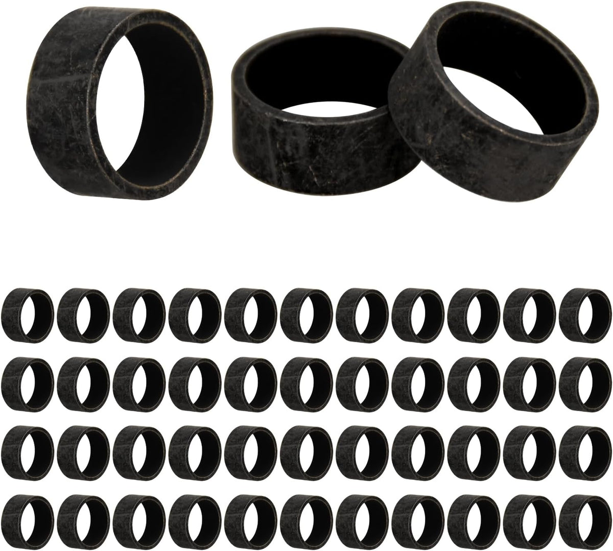 50 Pack 1/2" PEX Copper Crimp Rings